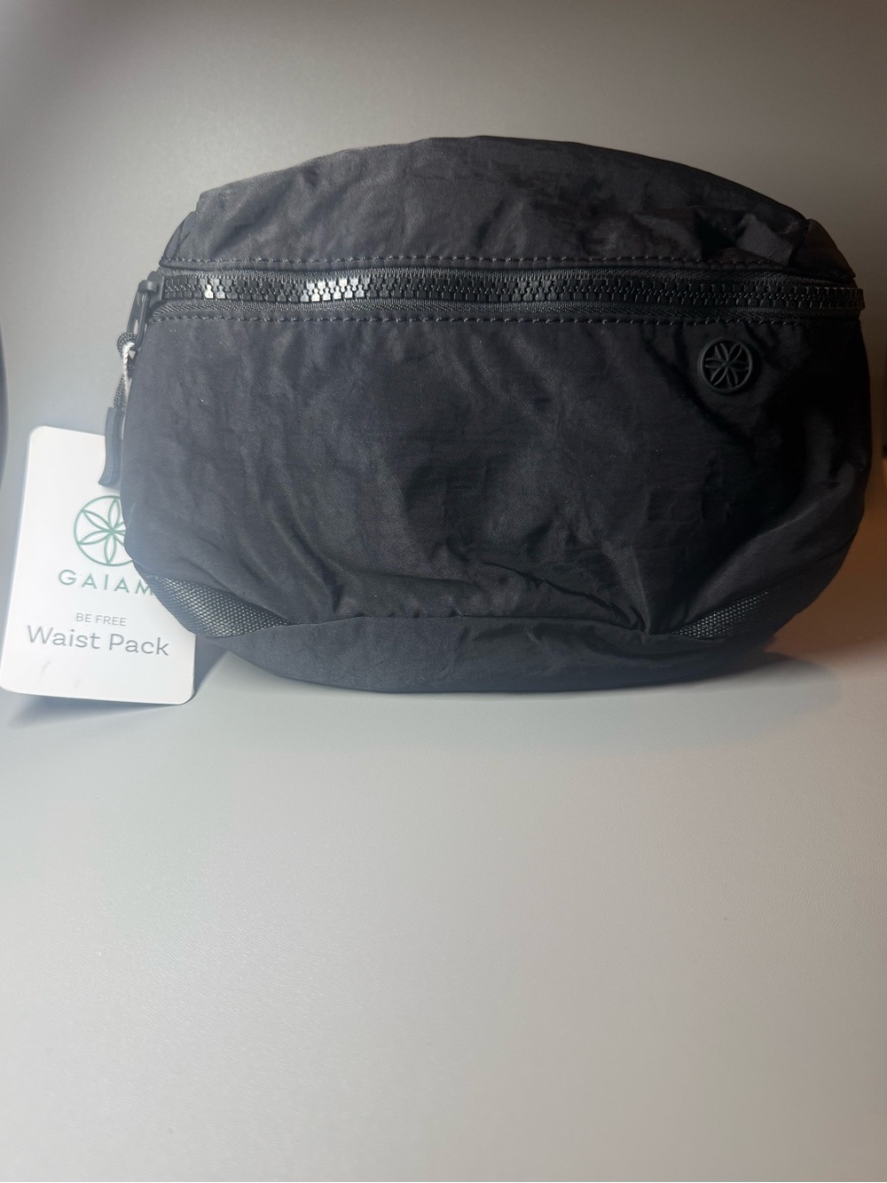GAIAM Black Waist Pack Belt Bag